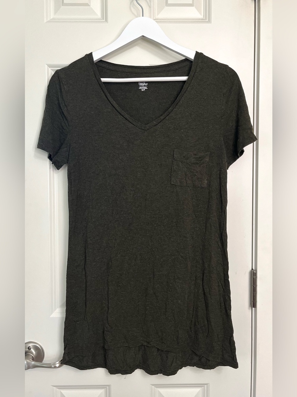 Mossimo Tunic V-Neck Pocket Tee